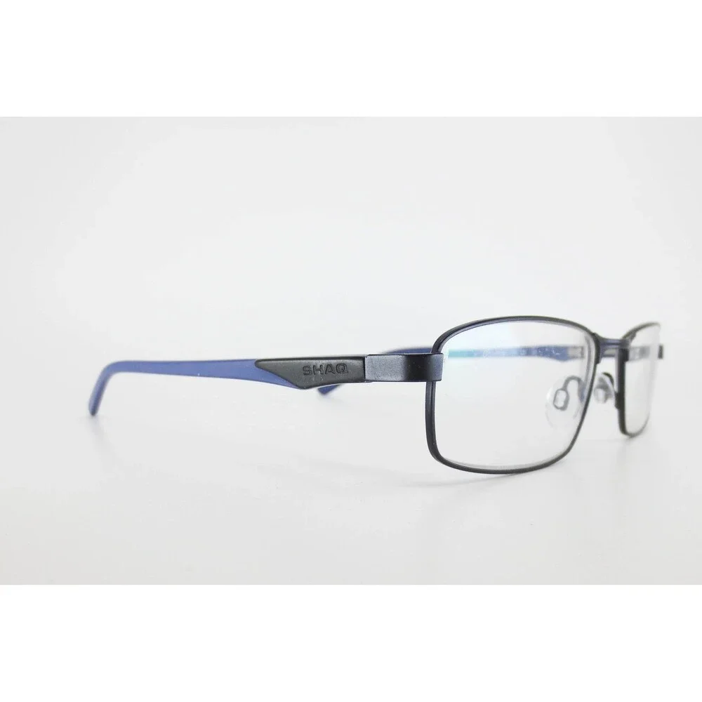Shaquille O'Neal Signature 4005 Zyloware Navy Blue Rectangular Eyeglasses 140mm